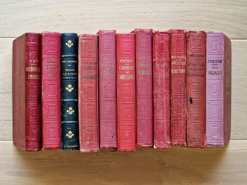 Lot bibliothèque rose - bibliothèque,